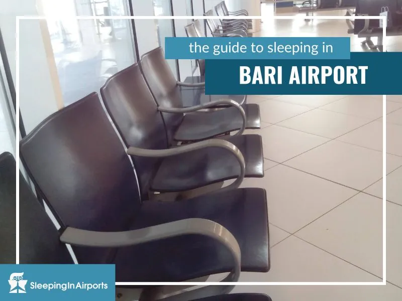 sleeping in bari airport