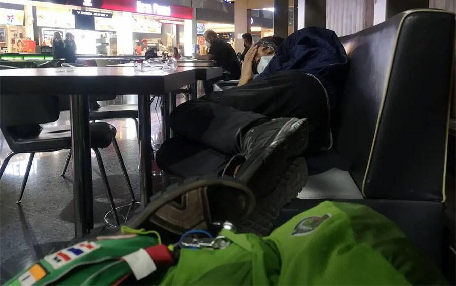 Sleeping in Istanbul Sabiha Gokcen Airport