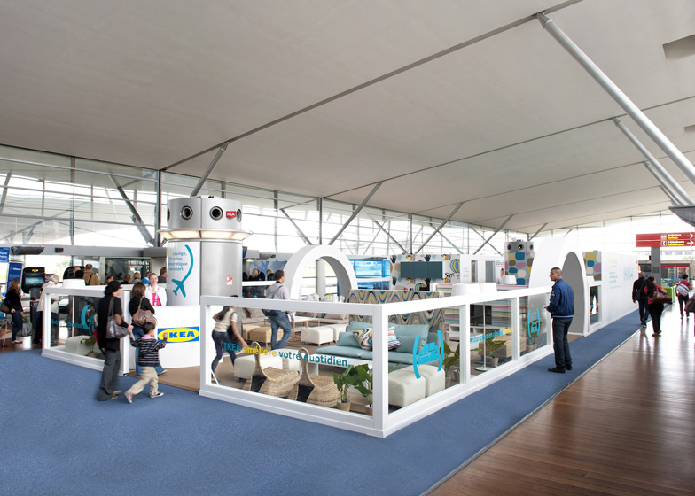 Paris Charles de Gaulle Airport: Ikea lounge