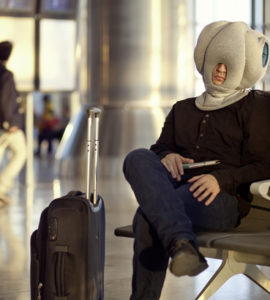 Ostrich Pillow: airport sleeper