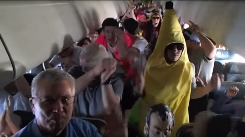 Harlem Shake airplane