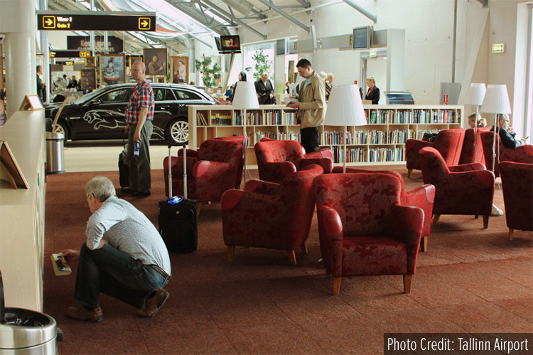 Tallinn Airport: Library