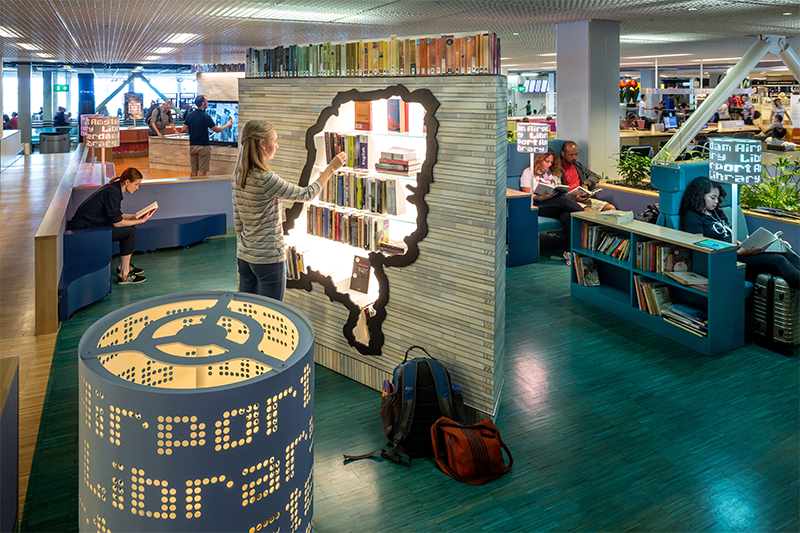 Amsterdam Shiphol Airport, Holland Boulevard Library