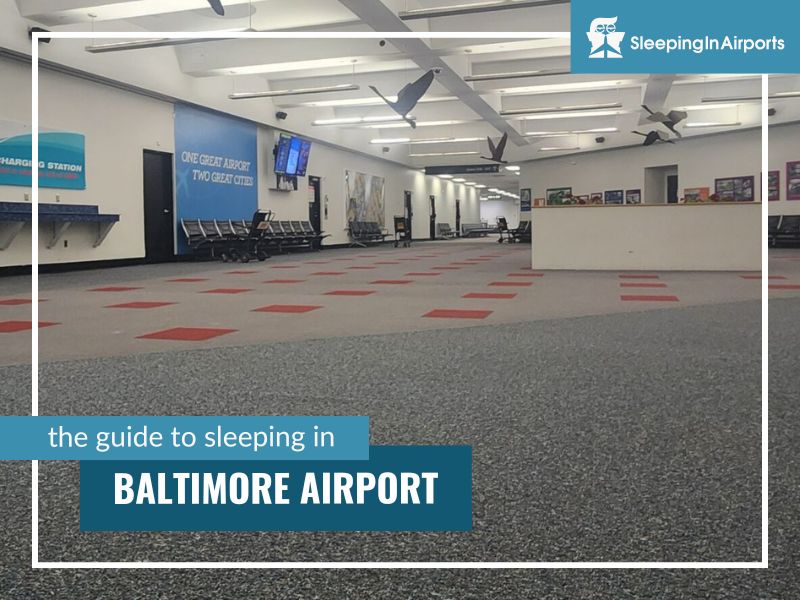 sleeping in baltimore airport