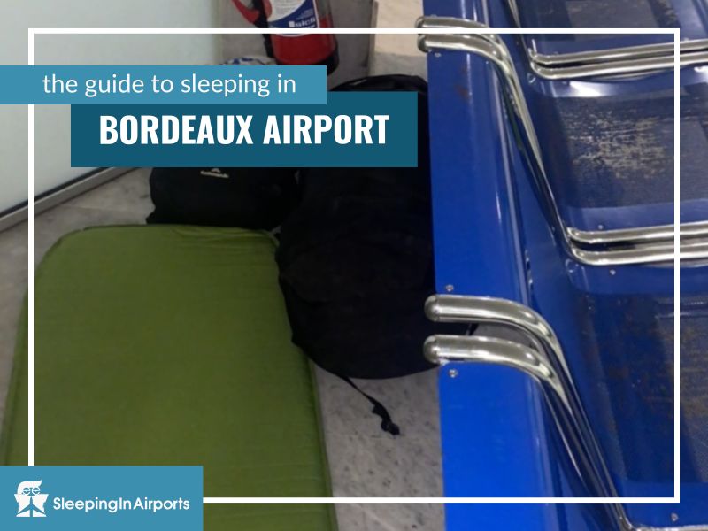 sleeping in bordeaux airport
