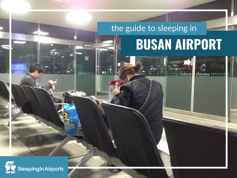 sleeping in busan airport