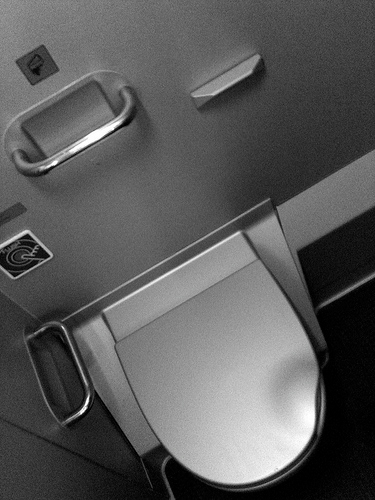 airplane toilet