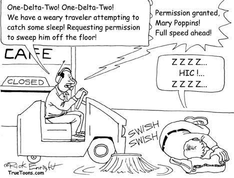 Zamboni vs Airport Sleeper