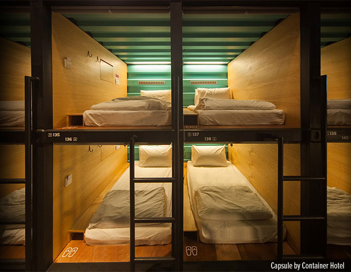 Cool Airport Hotels Capsule by Container Hotel