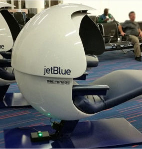 Jet Blue Metronaps sleep pods at JFK Airport