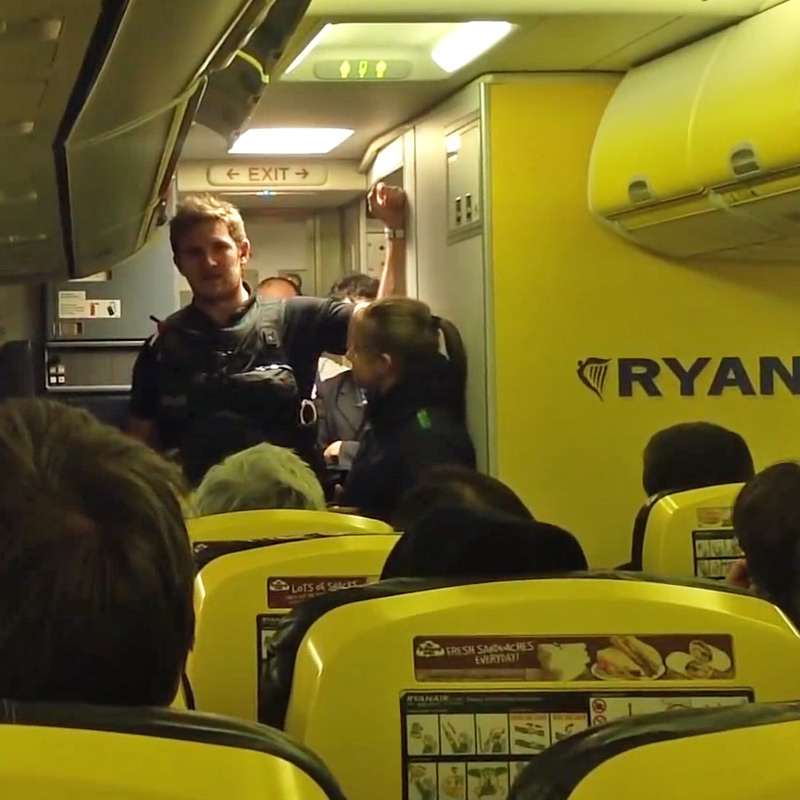 ryanair police