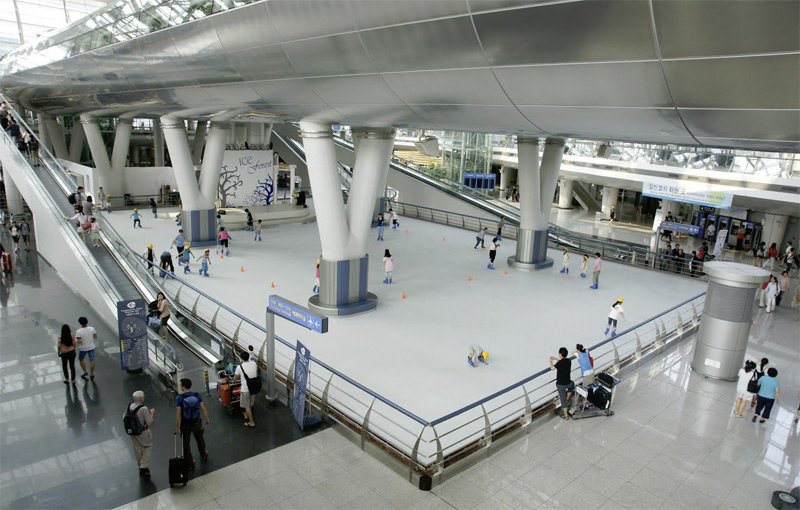 Seoul Incheon Airport Ice Skating