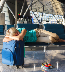 Saftey tips for woman airport sleepers