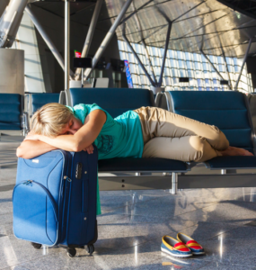 Saftey tips for woman airport sleepers