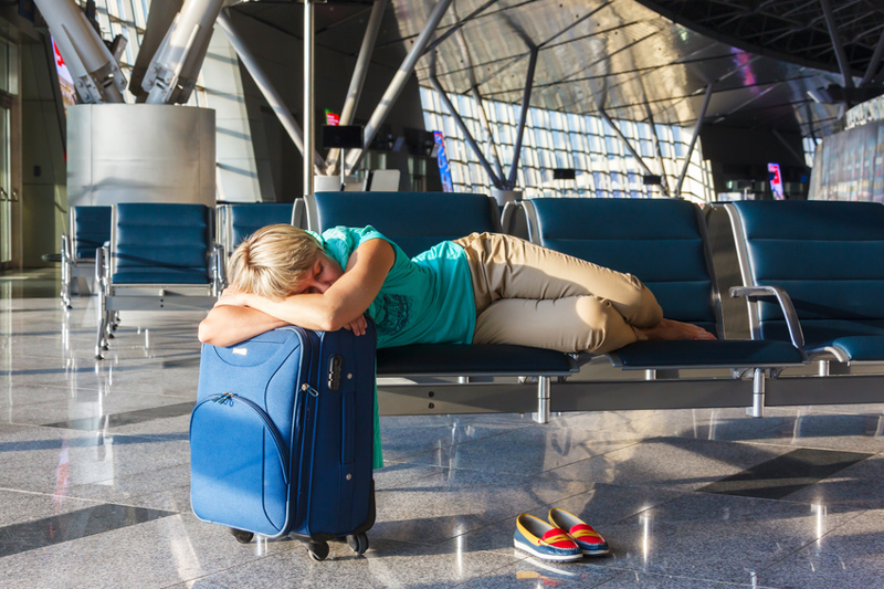 Saftey tips for woman airport sleepers