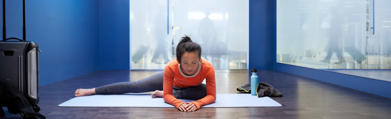 San Francisco Airport yoga