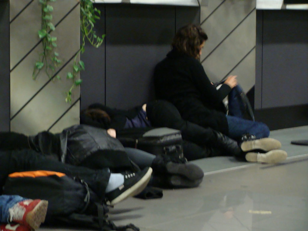 Bergamo Airport sleepers