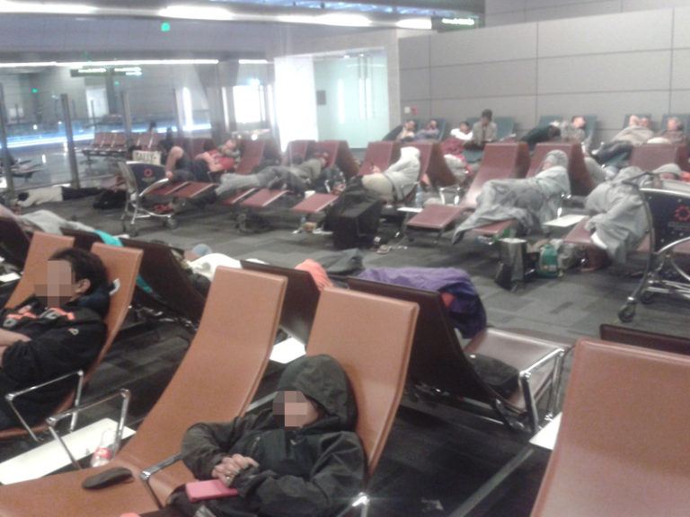 Sleeping in Doha Airport Sleeping in Airports
