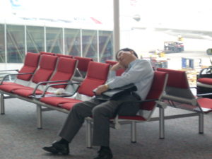 Hong Kong Airport sleeper