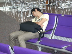 Hong Kong Airport sleeper