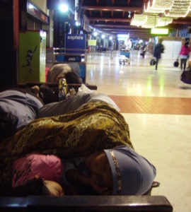 Jakarta Airport sleeper