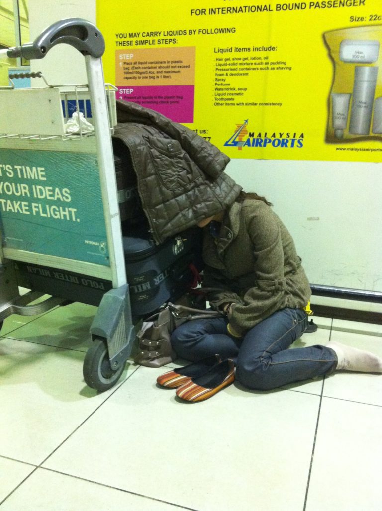 Sleeping in Kuala Lumpur Airport Sleeping in Airports