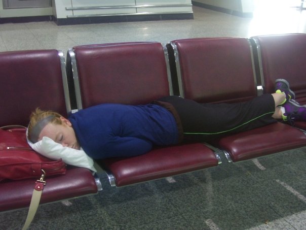 Kuwait City Airport sleeper