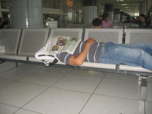 Manila Airport sleeper