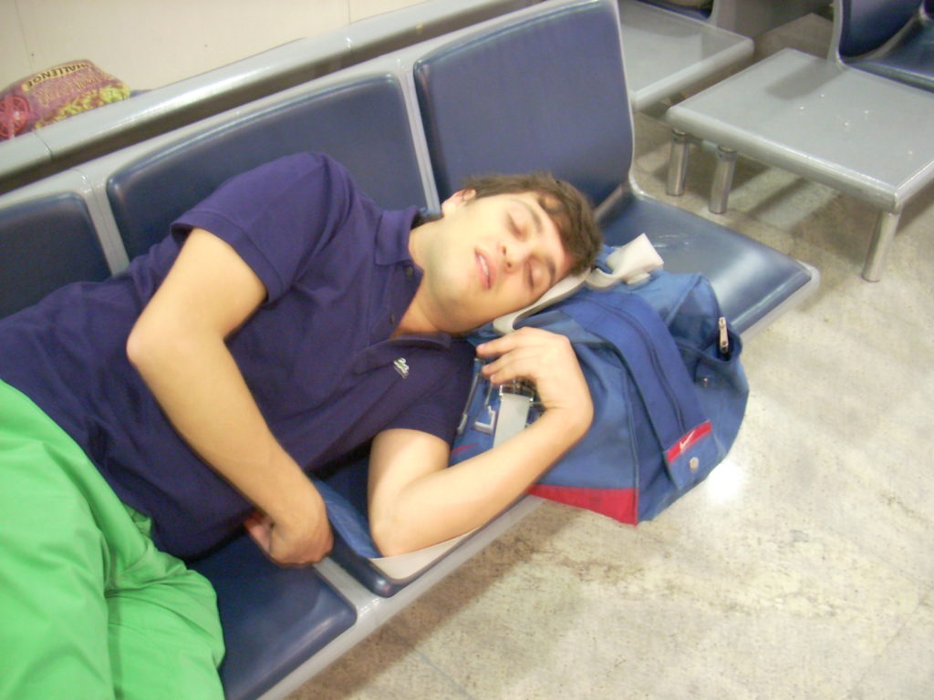 Naples Airport sleeper