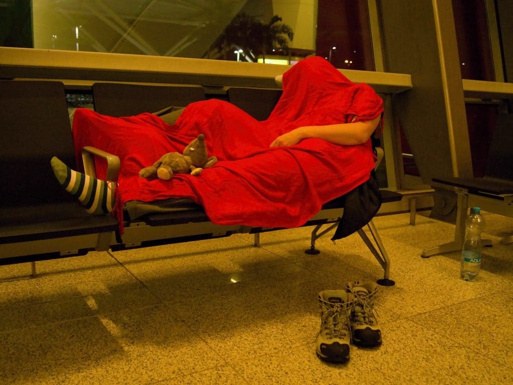New Delhi Airport sleeper