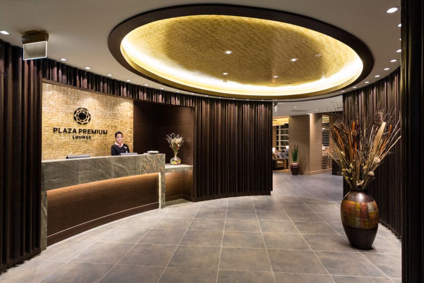 Plaza Premium Lounge International Departures Vancouver Airport entrance