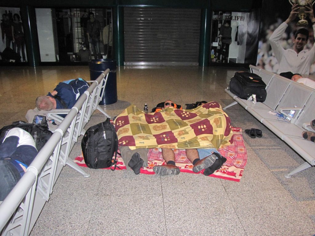 Rome Fiumicino Airport sleepers