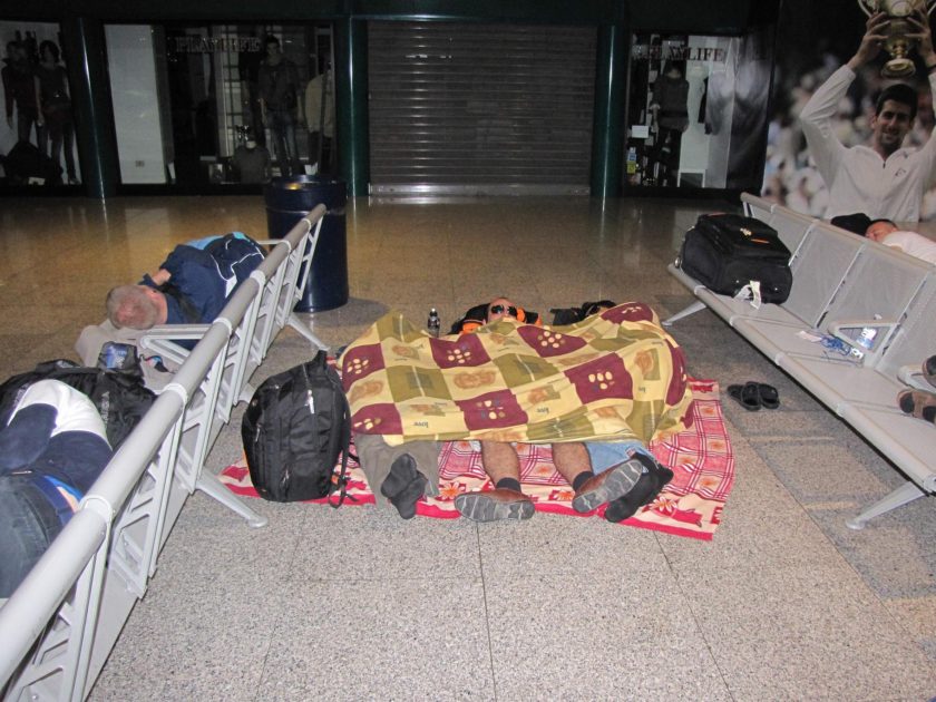 Rome Fiumicino Airport sleeper