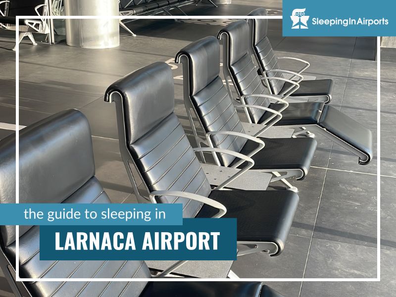sleeping in Larnaca Airport