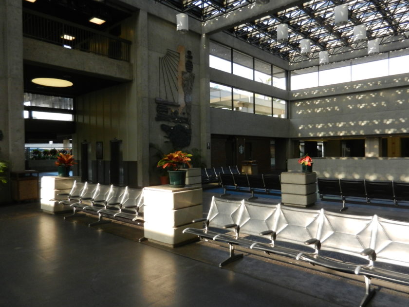 Honolulu airport landside lobby