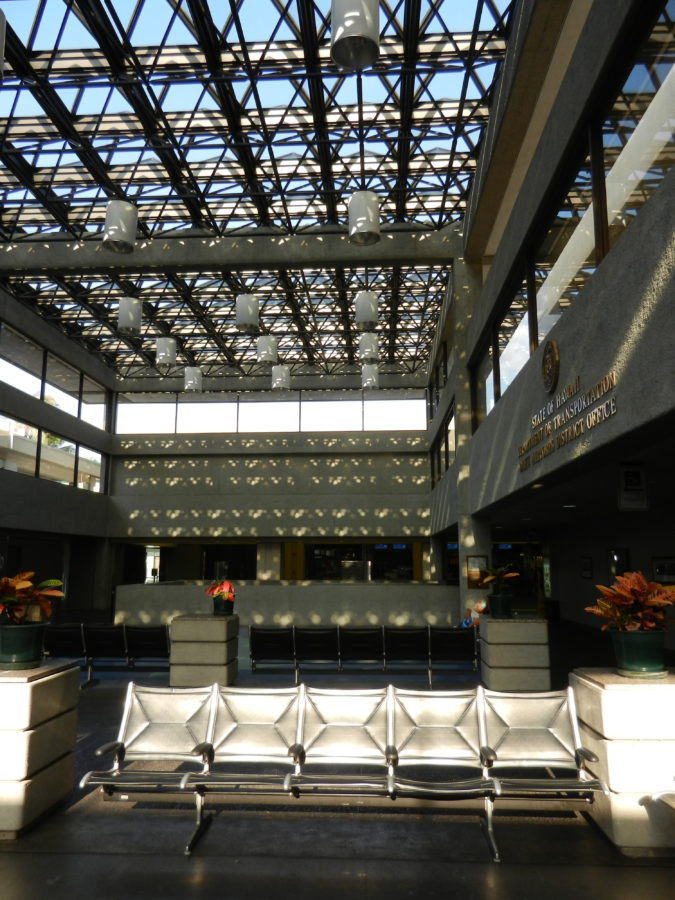 Honolulu airport landside lobby