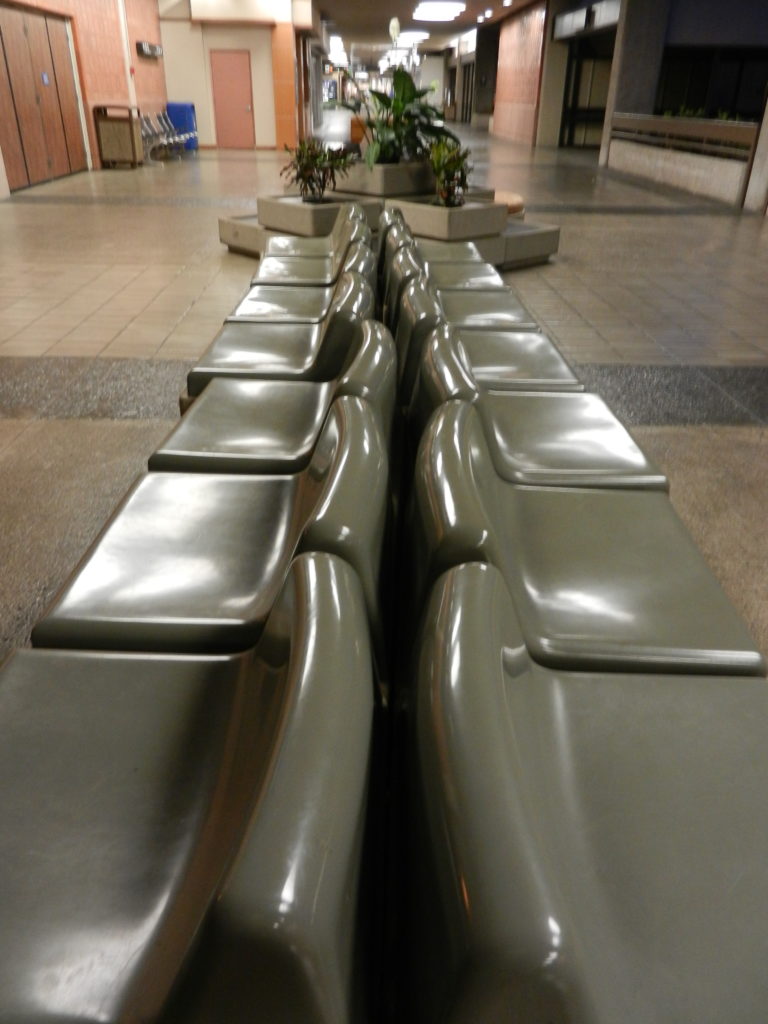 Honolulu Airport Airside seating