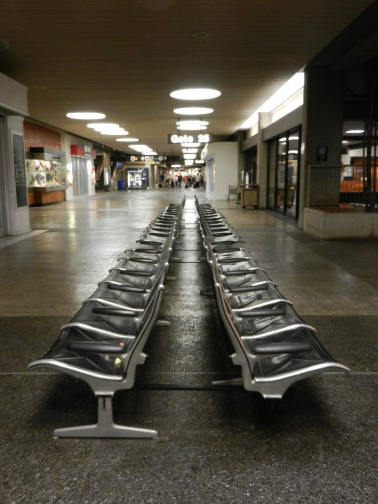 Honolulu Airport Airside seating