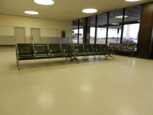 Sleeping in Newark Airport seating