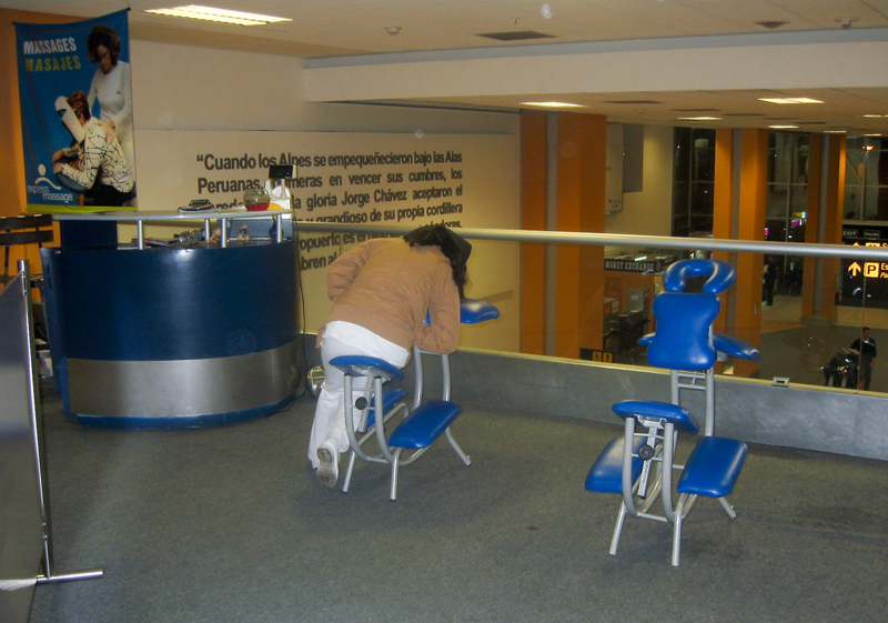 Lima massage chair airport sleeper