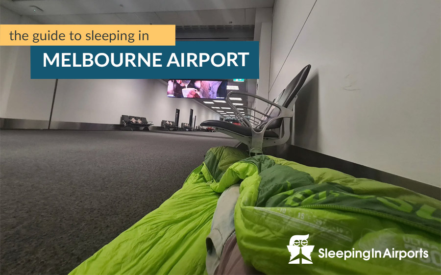 sleeping in melbourne airport