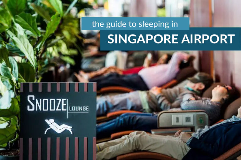 Sleeping in Singapore Changi Airport Sleeping in Airports