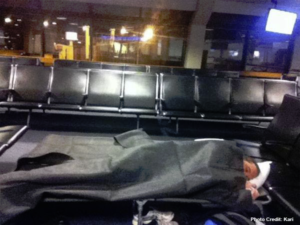 sleeping in washington dulles airport