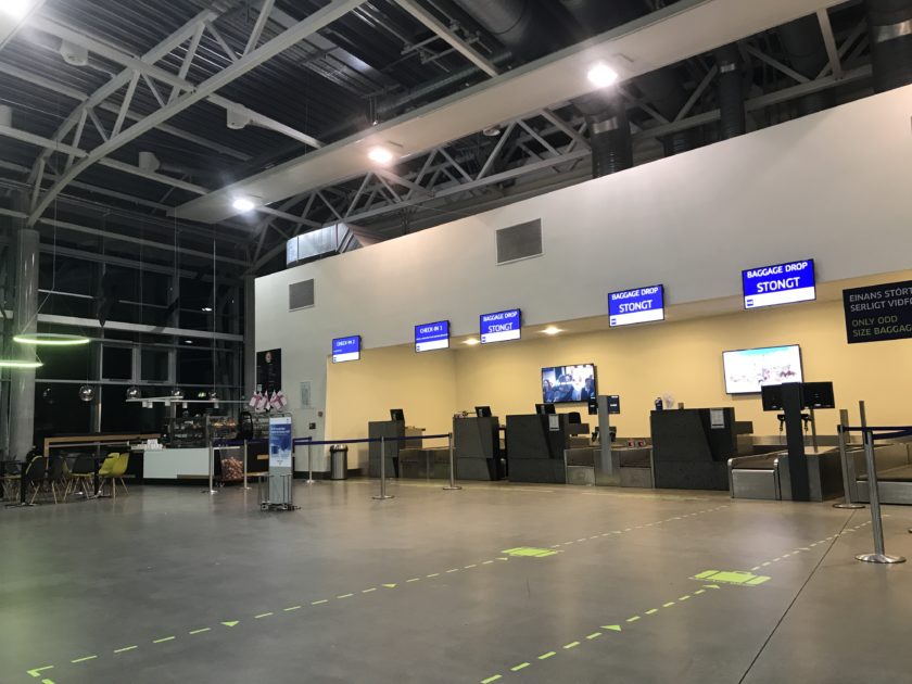 Faroe Islands Vágar Airport Check-in