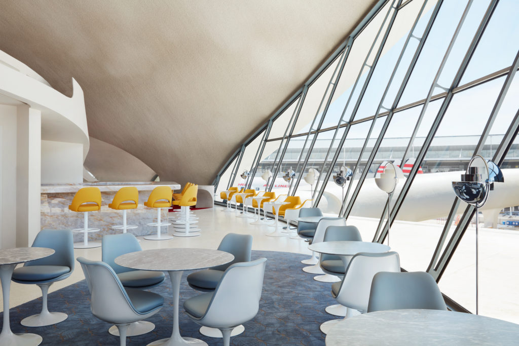 TWA Hotel JFK Airport lounge