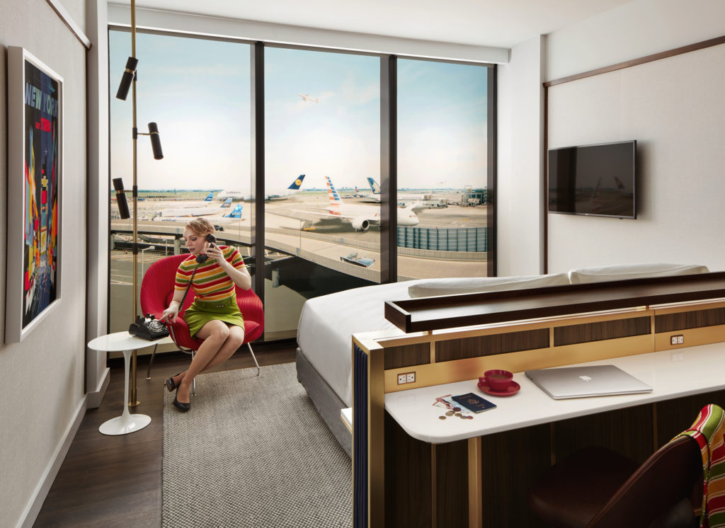 TWA Hotel JFK Airport model room