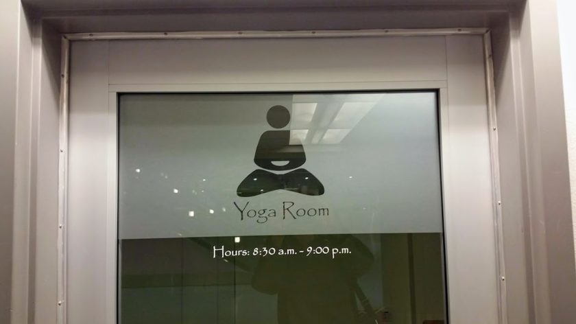 Miami Airport Yoga Room