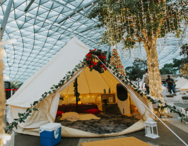 singapore changi airport glamping