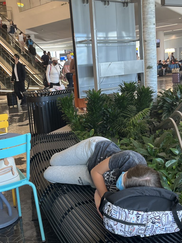 Sleeping in New York City LaGuardia Airport Sleeping in Airports