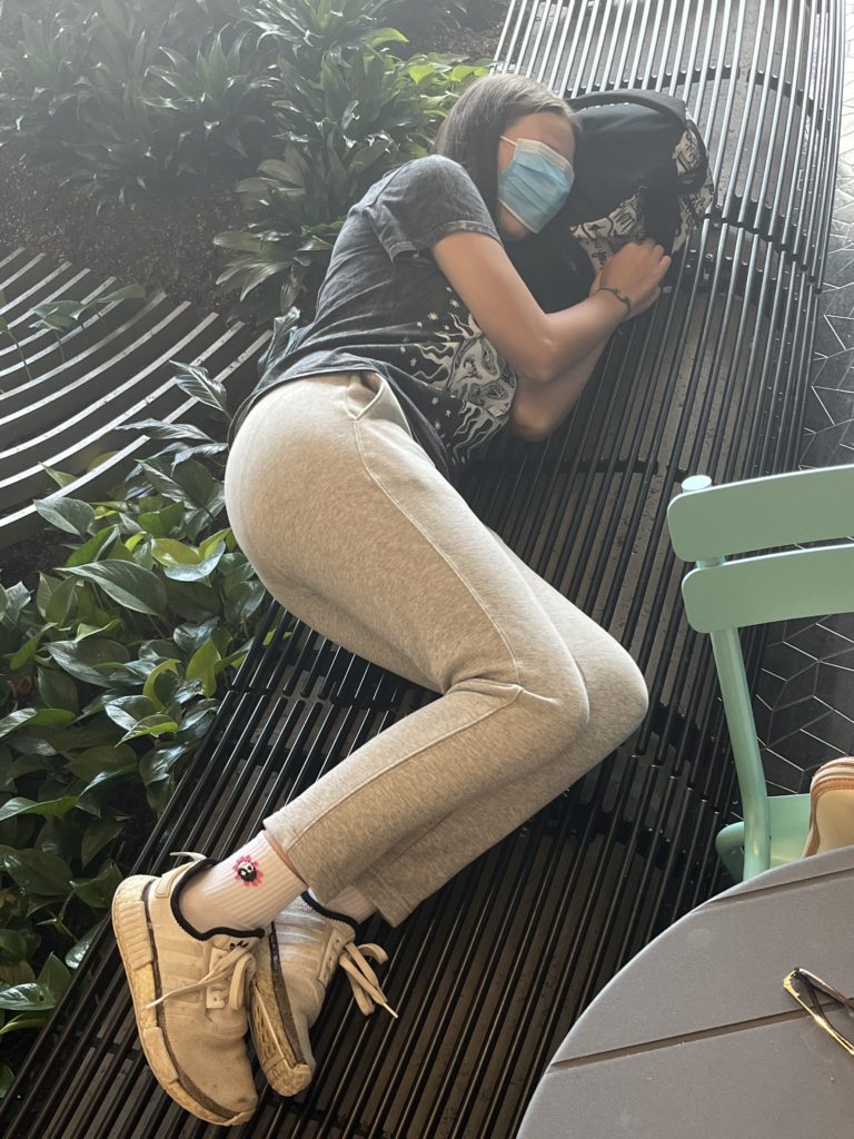 Sleeping in New York City LaGuardia Airport Sleeping in Airports